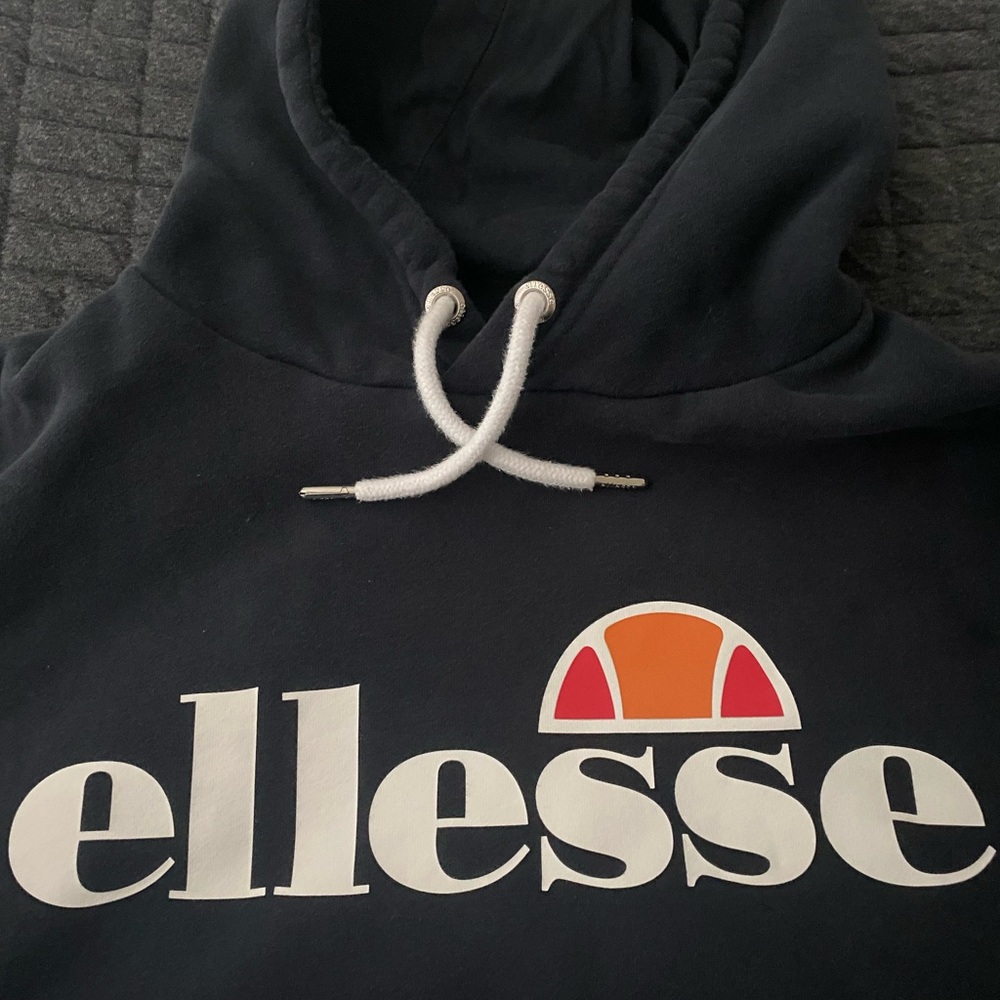 Navy Ellesse Navy Hoodie (XL)